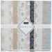 Scrapbook Customs Themed Paper Scrapbook Kit, Burlap & Lace, Blue,Navy 1 Original Version