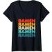 Womens Ramen Ramen Ramen Vintage 70s Asian Noodles Love 2 V-Neck T-Shirt