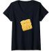 Womens Dry Ramen Noodle Brick V-Neck T-Shirt