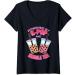 Womens Bubble Tea Boba K-POP Music Lover Korean Milk Anime V-Neck T-Shirt