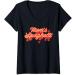 Womens Mom's Spaghetti Meatballs Tomato Sauce Mother's Day Mommy V-Neck T-Shirt