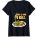 Womens This Is How I Roll Pasta Spaghetti Meatballs Tomato Sauce V-Neck T-Shirt