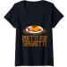 Womens Rhetti For Spaghetti Ready Eat Pasta Meatballs Tomato Sauce V-Neck T-Shirt