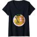 Womens Kawaii Ramen Noodle Japanese Ramen Life V-Neck T-Shirt