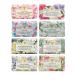 Wavertree & London Assorted Fabulous Florals (8 Bars)  7oz Moisturizing Natural Soap Bars  French -Milled and enriched with Shea Butter