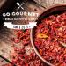 Go Gourmet Minced Red Pepper Flakes - 200g Bulk Bag - Sweet and Mild Flavour - Easy Substitute for Fresh Peppers in Soups, Casseroles, and Stews - Buy Online on GoSupps.com