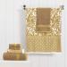 Modern Threads Trefoil Filigree 6-Piece Jacquard Towel Set - 100% Combed Cotton - Absorbent & Quick Dry - Gold Standard Luxury Towels - Buy Online on GoSupps.com