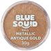 Blue Squid PRO Face Paint - Metallic Antique Gold (30gm) Professional Water Based Single Cake Face & Body Paint Makeup Supplies for Adults Kids Halloween Facepaint SFX Water Activated Face Painting