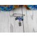 Blue & Silver Evil Eye Hamsa Stroller Pin with Owl - Baby Good Luck Charm - Buy Online on GoSupps.com