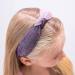FROG SAC Girls' 3-Pack Top Knot Headbands - Cute Two Tone Knotted Headband Set for Kids - Fashion Hair Accessories in Purple, Pink, Blue - Buy Online on GoSupps.com