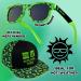 Minecraft Baseball Cap Set for Kids - 2 Snapback Caps & Sunglasses | Boys Sun Protection Black/Green Official Merchandise - Buy Online on GoSupps.com
