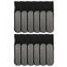 Yacht & Smith 12 Pairs of Loose Fit Gripper Bottom Diabetic Non-Skid Slipper Black Socks Grippy Hospital Sock Wholesale Bulk One Size 12 Pairs Men Gripper Socks