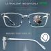 Buy ATTCL Unisex Blue Light Filter Glasses - UV Protection No Prescription Needed Model M Bl5577-Transparent - Buy Online on GoSupps.com