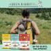 The Green Rabbit Gluten Free Roasted Chickpeas 3 Flavour Variety Pack - Healthy Snacks High in Plant-Based Protein & Fibre - Low in Fat Sugar & Calories - Vegetarian & Vegan Friendly - 6 Packs x 60g - Buy Online on GoSupps.com