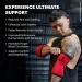 Moose 5mm Neoprene Elbow Sleeves: USPA Approved Support for Weightlifting & Powerlifting | Medium Black-Red - Buy Online on GoSupps.com
