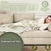 Sinnlein Electric Heating Ceiling Blanket 160x120cm - T V S d GS Checked | 9 Temperature Levels | Cuddly Bed & Sofa Blanket with Timer Display - Buy Online on GoSupps.com