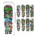 Dalin Extra Large Fake Tattoo Sleeves for Women Men 10 Sheets - Nightmare Halloween Collection - Buy Online on GoSupps.com