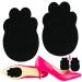 Catwalk Clawz Anti-Slip Grip Pads for Shoe Soles  Slip Resistant Plus Self-Adhesive  Stick on Red Bottom Shoes  High Heel Sole Protector  Womens Size Foot Pads  Rubber (Black)