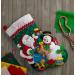 Bucilla Santa & Snowman 18-Inch Felt Stocking Kit - DIY Christmas Applique - Buy Online on GoSupps.com