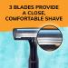BIC Comfort 3 Men's Disposable Razors - Smooth & Comfortable Shave - 3 Blades - 4 Count Shaving Kit - Buy Online on GoSupps.com