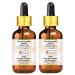 Greenwood essential natural bockshorn clover (methi) carrier oil (trigonella foenumgraecum) with glass droppers Natural pure therapeutic quality cold -pressed (pack of Two) 100ml x 2 (6.76 oz)
