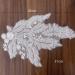 2 Pcs White Sequin Crystal Beaded Appliques - 3D Floral Embroidery Patches for Wedding Dress and DIY Crafts - Buy Online on GoSupps.com