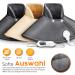 Sinn Electric Heating Pillow for Shoulder Neck & Back - 3 Temperature Levels Auto Shut-Off 100W Gray Heating Cape - Buy Online on GoSupps.com