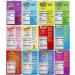 Sugar Free Variety Pack of Water Enhancers - Skittles  Starburst and Jolly Rancher Drink Mix Variety Pack of 12 - Bundle with Ballard Products Hard Candy Recipe Card - Buy Online on GoSupps.com
