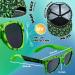 Minecraft Baseball Cap Set for Kids - 2 Snapback Caps & Sunglasses | Boys Sun Protection Black/Green Official Merchandise - Buy Online on GoSupps.com