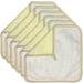6Pack 12 Large XL Soft Weave & Bamboo Fiber Spa Exfoliating Face and Body Wash Cloths Dual-Sided With Exfoliating Scrub and Bamboo Fiber for Shower - Remove Dead Skin - Great for Skin in the Bath