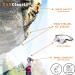 YYVERTICAL Classic Belay Glasses - Sturdy & Comfortable Prism Eyewear for Rock Climbing - Blue - Buy Online on GoSupps.com