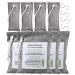 Bamboo Charcoal Air Purifying Bag, 8 Pack (4x200g, 4x50g) with Hooks, Nature Activated Charcoal Odor Eliminator for Closet, Car, Home, Shoe Deodorizer