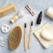 Relaxdays Bamboo Toothbrushes 24 Pack - Medium Bristle Vegan Sustainable & BPA-Free - Eco-Friendly Black Hand Toothbrushes - Buy Online on GoSupps.com