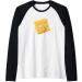 Dry Ramen Noodle Brick Raglan Baseball Tee