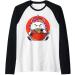 Korean Ramen Unicorn Anime Raglan Baseball Tee