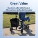 KneeRover Ultra Knee Walker - Lightweight Steerable Knee Scooter with Basket | Platinum Gray - Buy Online on GoSupps.com