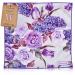 WESERWEF XXL microfiber cloth glasses cleaning cloth in optician quality 30 x 30 cm for cleaning glasses smartphone tablet camera.Display cloth (rose and lilac)