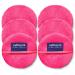 Buy Labeaut Microfiber Makeup Removal Pads - 6 Washable & Reusable Facial Cleansing Pads (Pink 9 cm) | Eco-Friendly & International Shipping - Buy Online on GoSupps.com