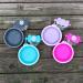 Prima Pets Collapsible Silicone Bowl for Dog & Cat + Bottle Holder - Small (1.5 Cups) - Grey - Buy Online on GoSupps.com