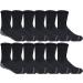 Yacht & Smith Diabetic Gripper Socks Bulk Pack - 12 Pairs Men's Non-Skid Slipper Socks - Buy Online on GoSupps.com