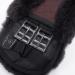 Christ Lamb Fur Moon Belt Saddle Belt - Anatomical Dressage Belt by Werner Horse | Brown Lambskin 65 cm - Buy Online on GoSupps.com