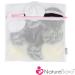 Organic Bamboo Nursing Breast Pads - 10 Washable Pads with Wash&Storage Bags - Reusable Nipplecovers for Breastfeeding - NatureBond - Buy Online on GoSupps.com