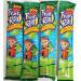 0.75oz Jovy Fruit Roll Snack, Green Apple (4 Packets Per Order)