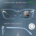 ATTCL Unisex Blue Light Filter Glasses - UV Protection No Prescription Needed - Computer Glasses M Bl5577 Transparent+Blue - Buy Online on GoSupps.com