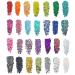 Electric Bliss Beauty Chunky Glitter Gel Pro Palette - 28 Holographic Colors for Body, Face, and Hair - Vegan & Cruelty-Free - 28 Pack - Buy Online on GoSupps.com
