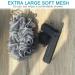 2-Piece Bamboo Charcoal Exfoliating Loofah Bath Back Brush Set - Long Handle Ergonomic Design for Men and Women - Includes Body Scrubber and Mesh Pouf - Buy Online on GoSupps.com