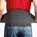 OMAX Lumbar Back Brace - Adjustable Trainer Straps for Lower Back Core Support Belt - Immediate Back Waist Pain Relief Theraputic Sciatica Breathable Mesh Design Extra Compression for Men and Ladies Black Large (Pack of...
