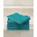 De Witte Lietaer Contessa Luxe Set of 6 Cotton Washcloths - Petrol Green - 16x22 cm - Buy Online on GoSupps.com