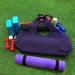 Uhawi Large Purple Yoga Mat Bag with 4 Pockets and Carrying Strap - Lightweight & Durable - Buy Online on GoSupps.com