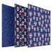 Microfiber cloths in a pack of 2 - glasses cleaning cloths with D as De Los Muertos motif 20x20cm